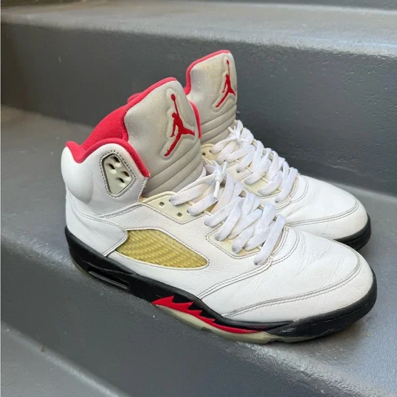 Mens nike jordan 5 size 10 mens jordan 5 mens nike shoes mens jordan shoes NBA - Picture 14 of 14